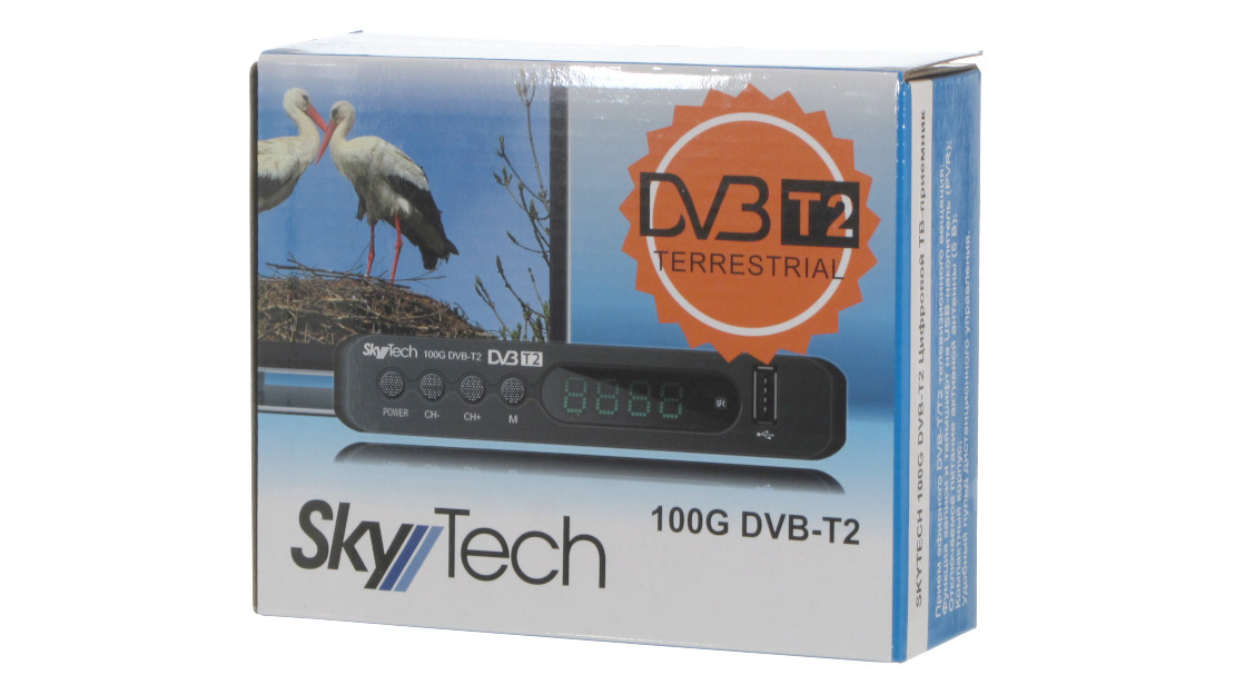 Skytech 100G DVB-T2 приёмник цифрового ТВ